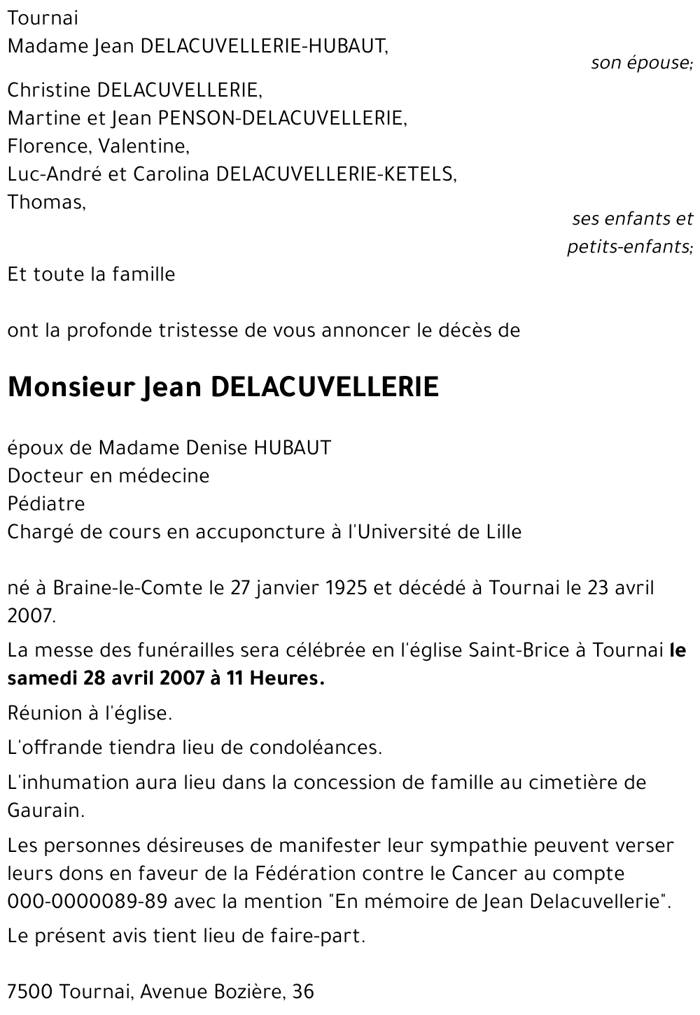 Jean DELACUVELLERIE