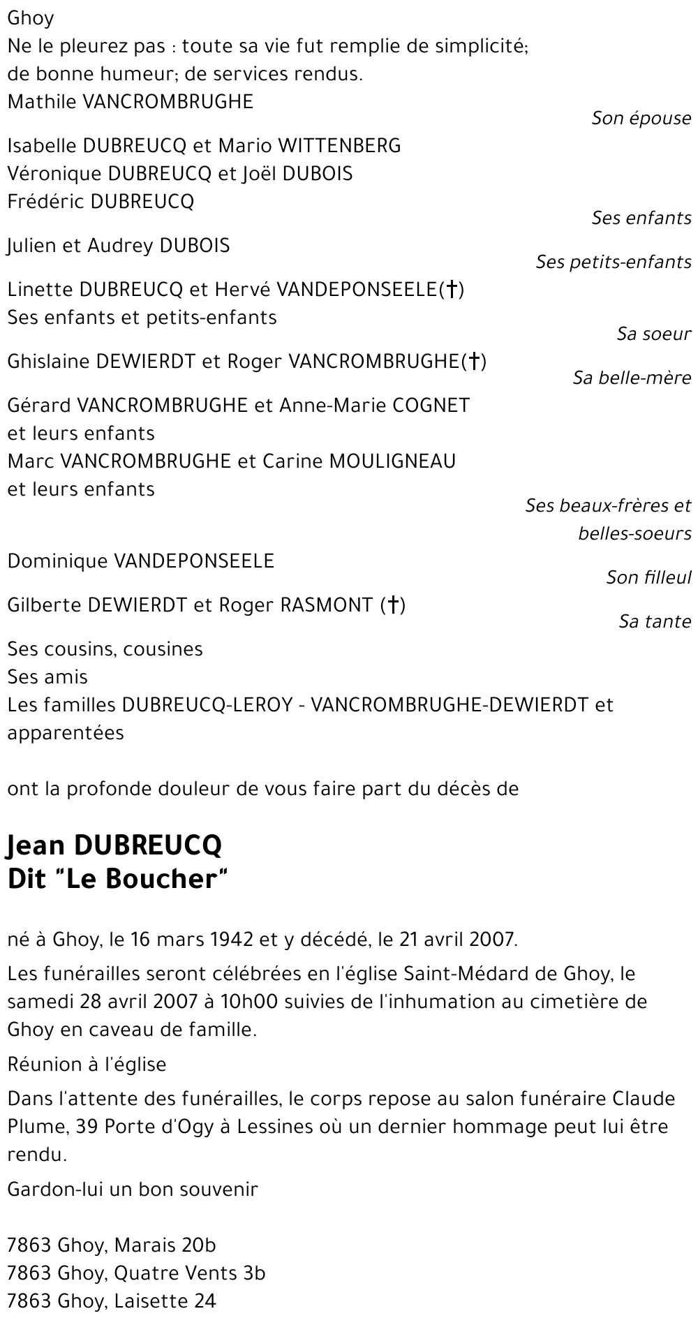 Jean DUBREUCQ