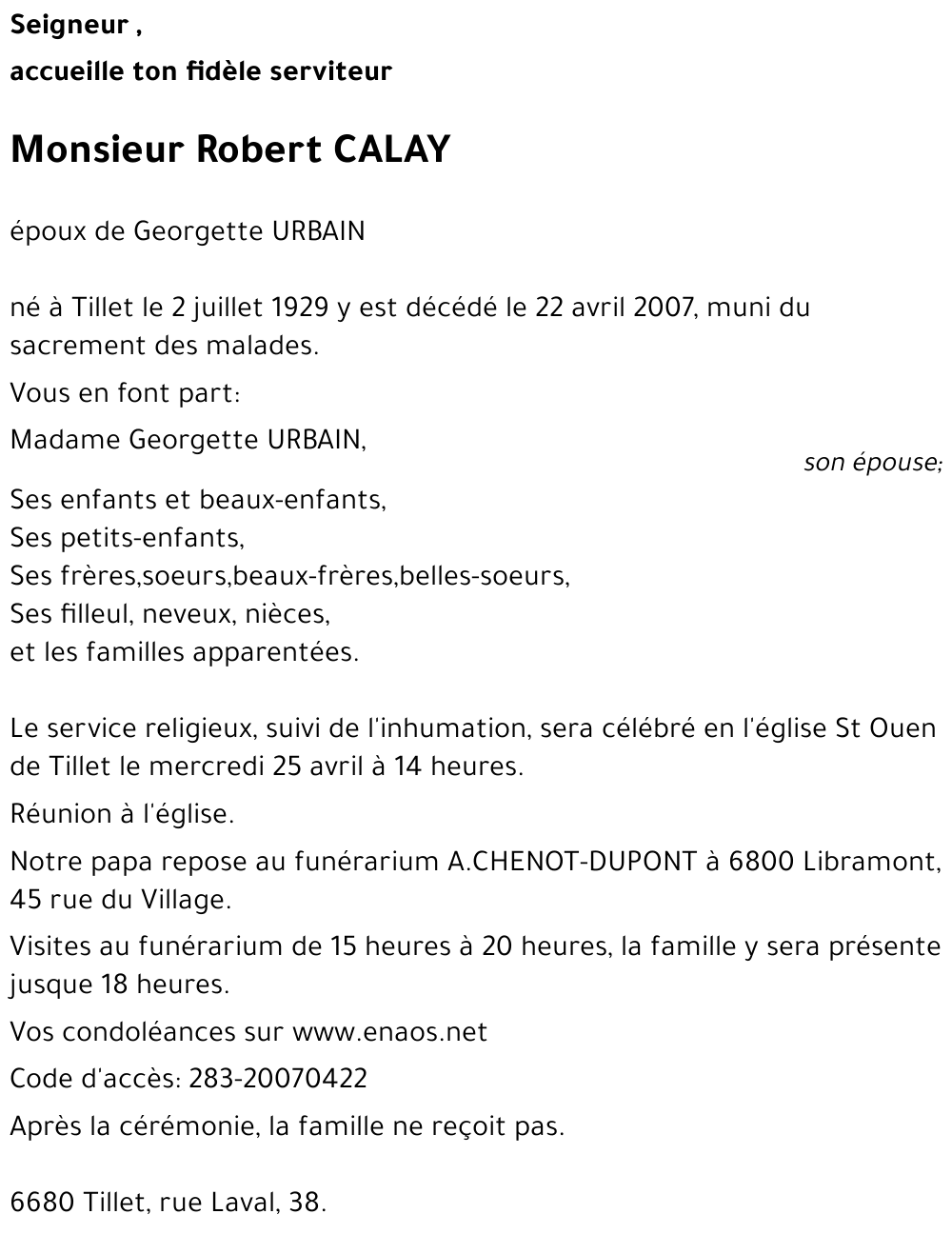 Robert CALAY