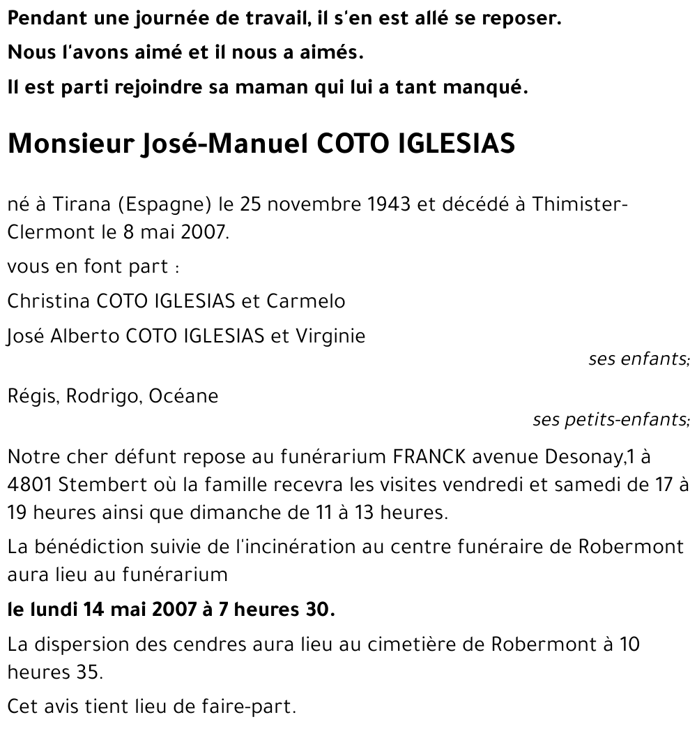 José-Manuel COTO IGLESIAS