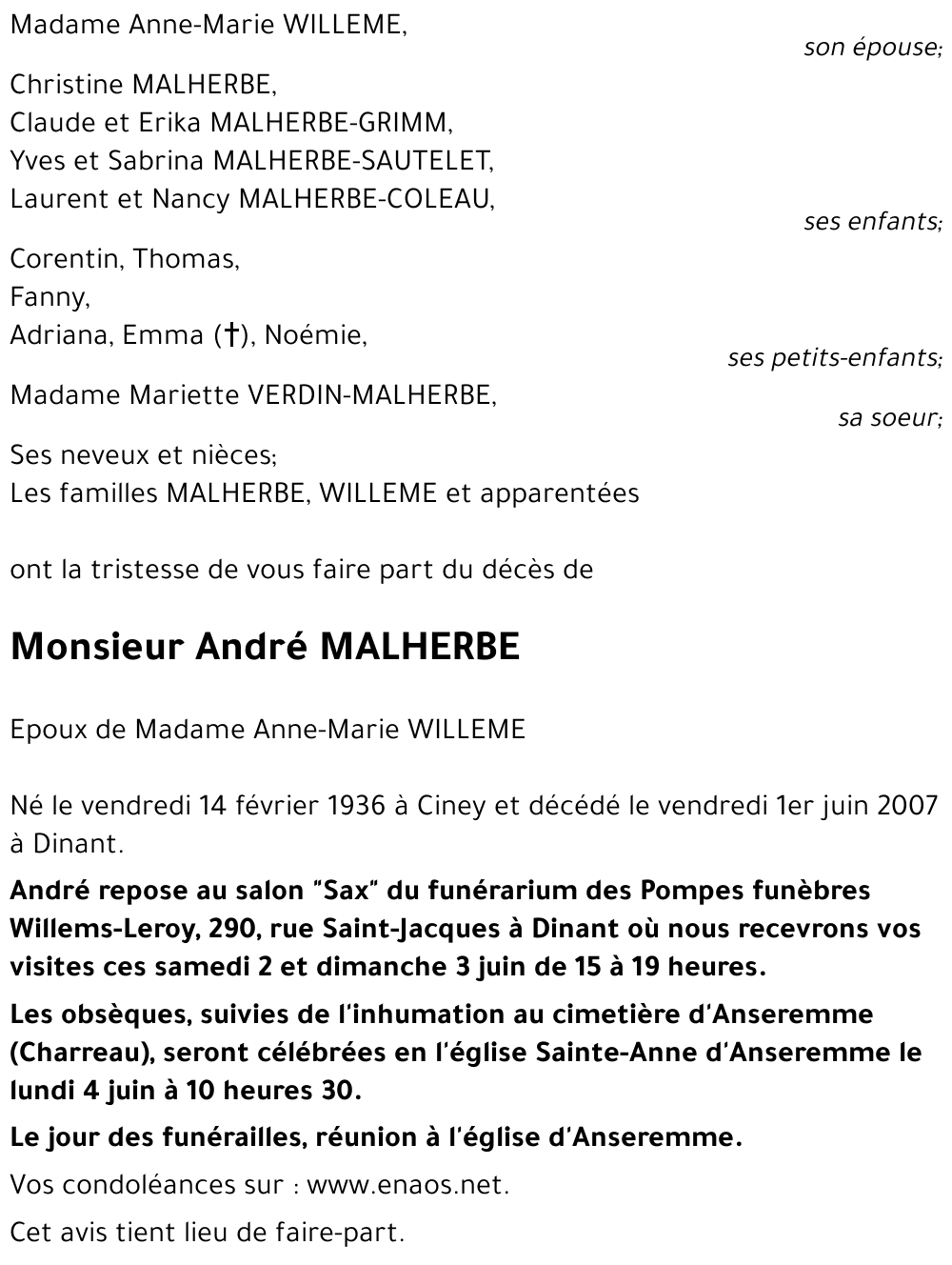 André MALHERBE