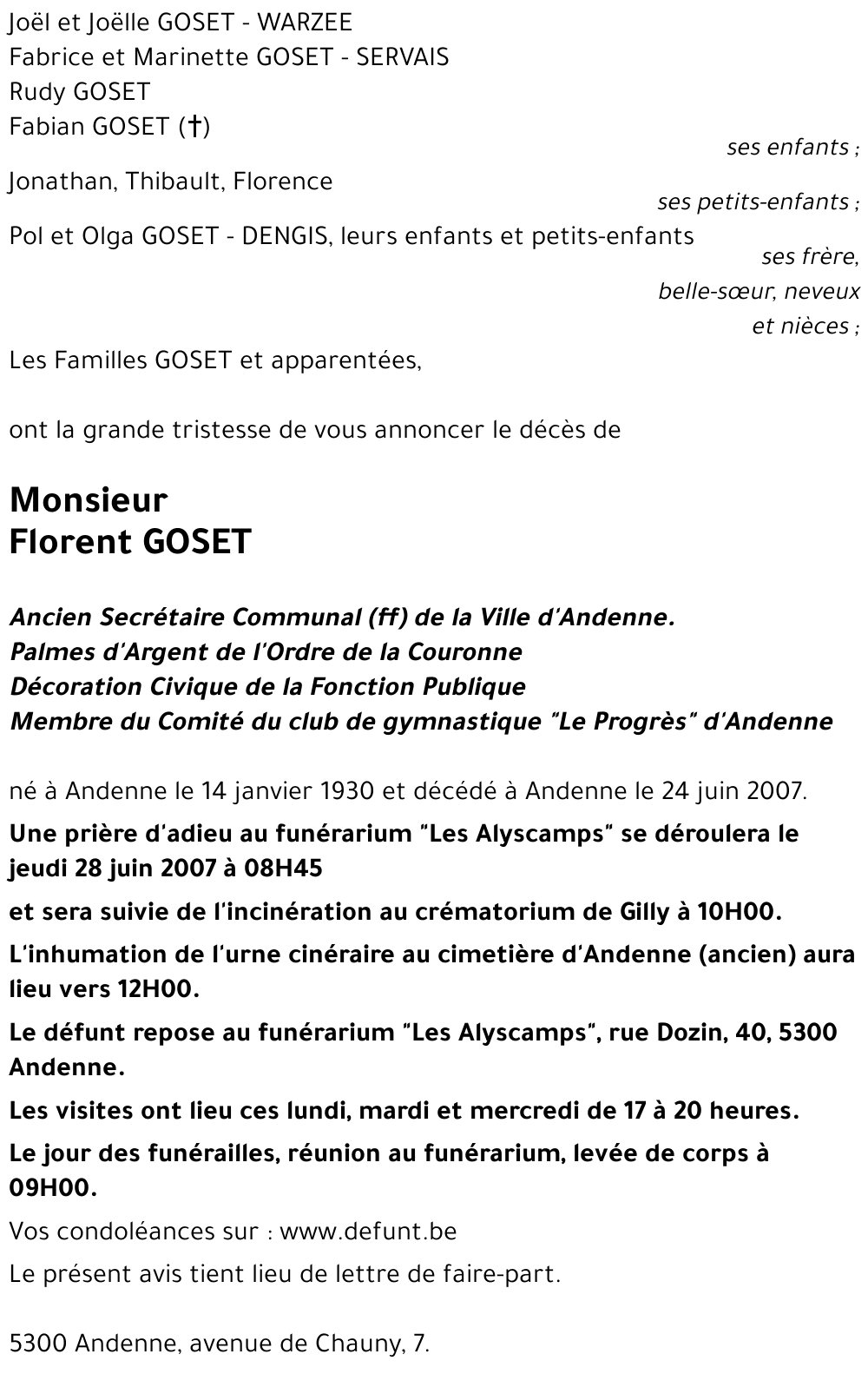 Florent GOSET