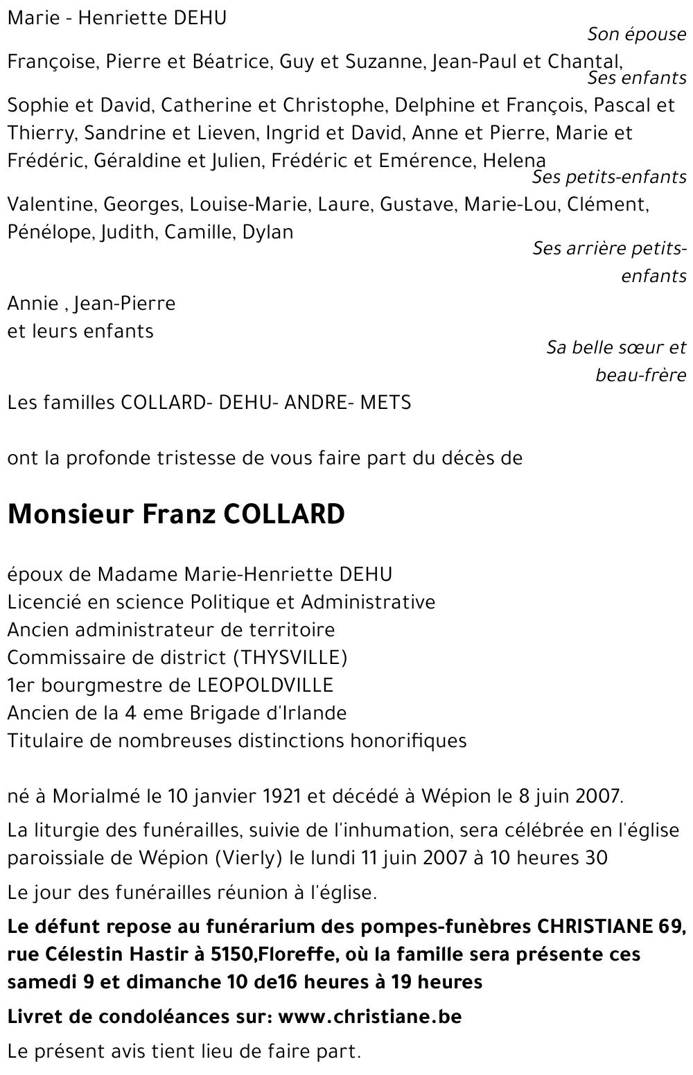 Franz COLLARD