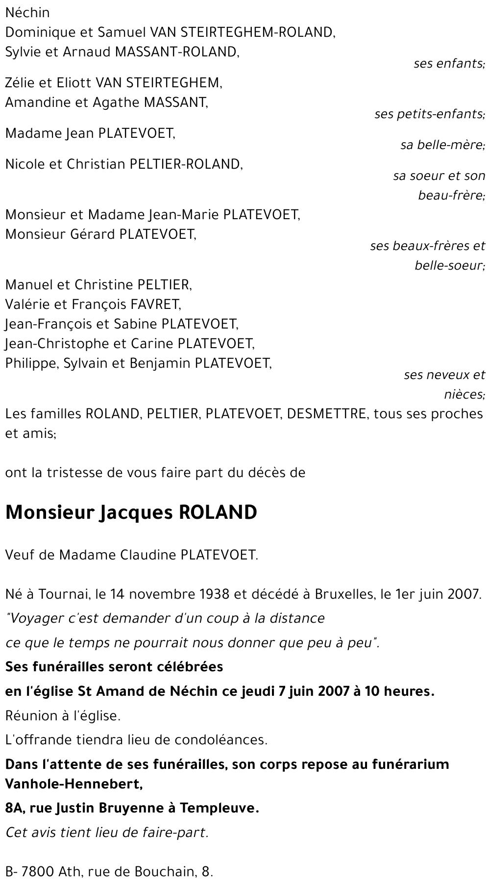 Jacques ROLAND