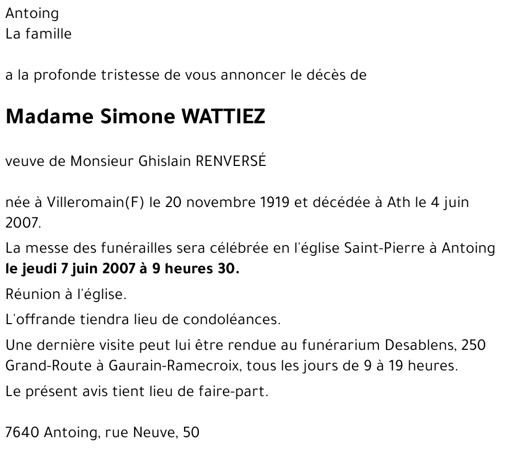 Simone WATTIEZ