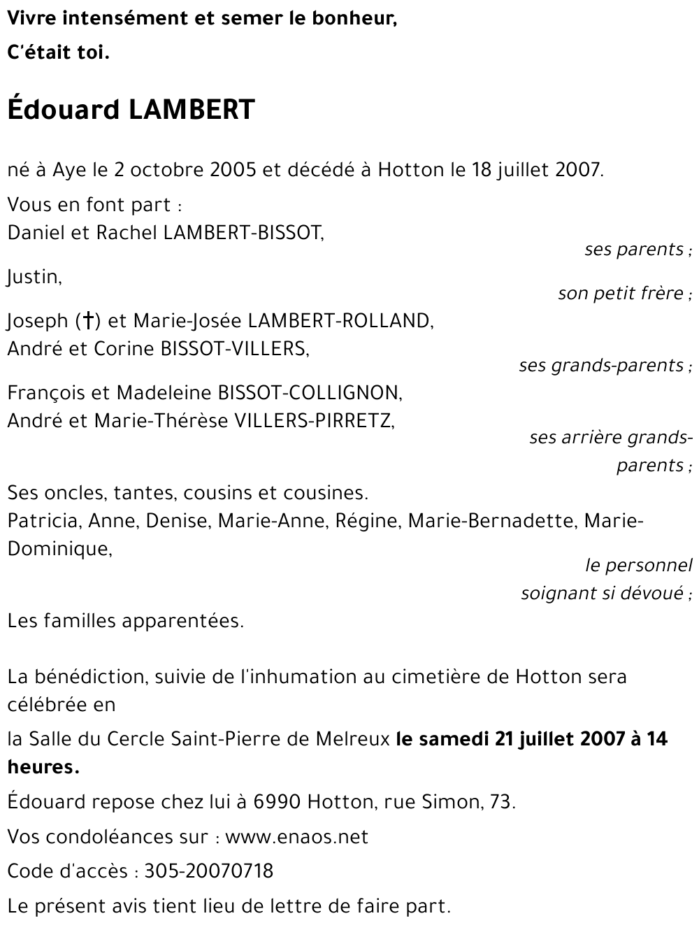 Édouard LAMBERT