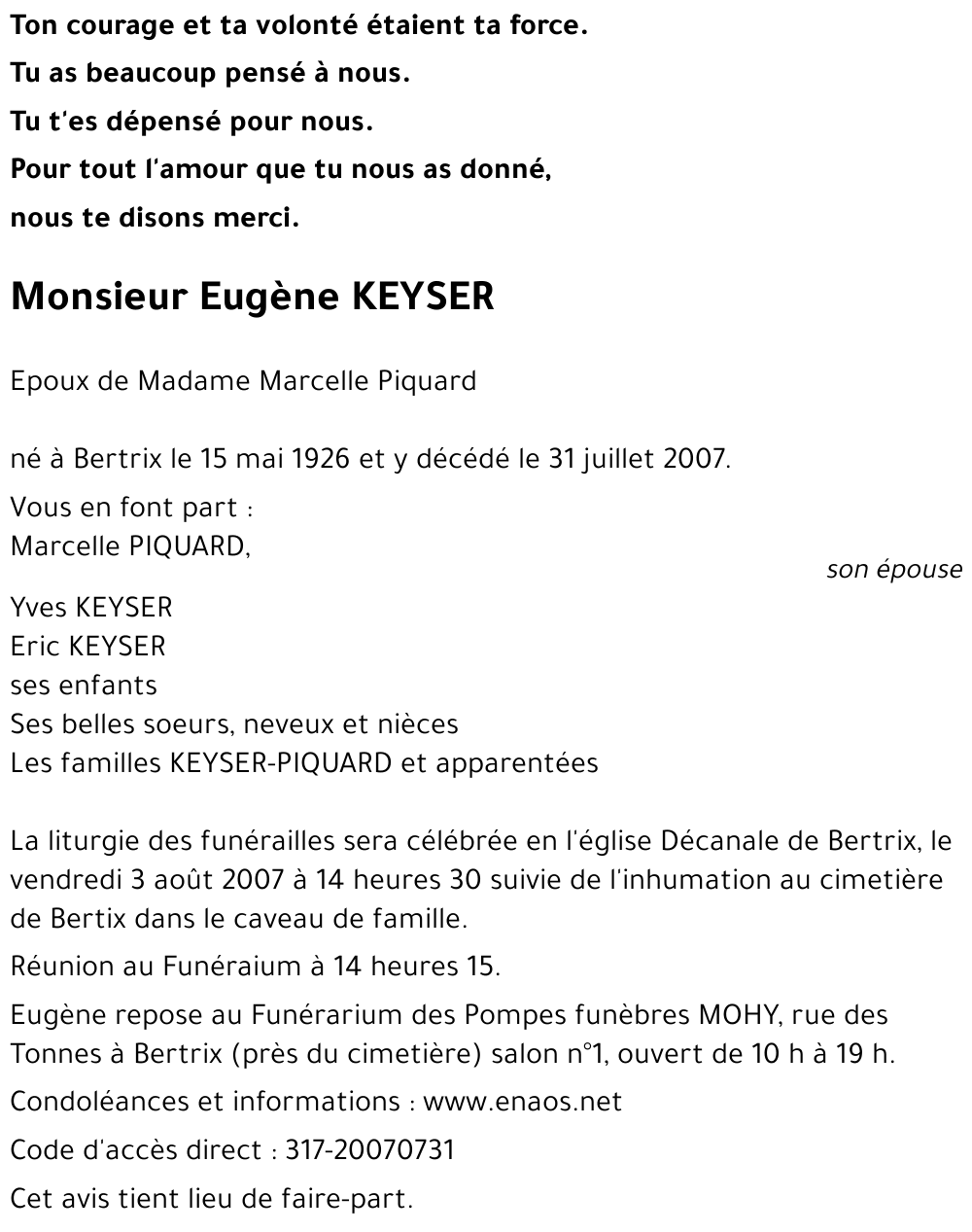 Eugène KEYSER