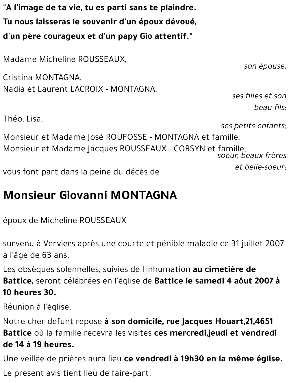 Giovanni MONTAGNA
