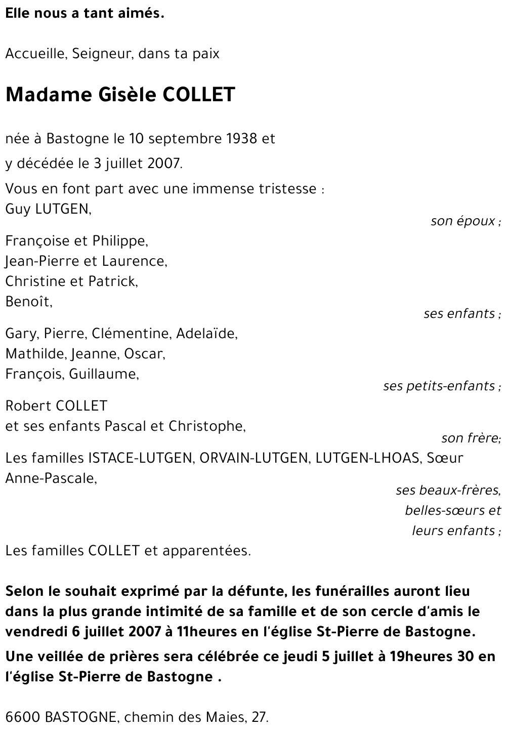 Gisèle COLLET