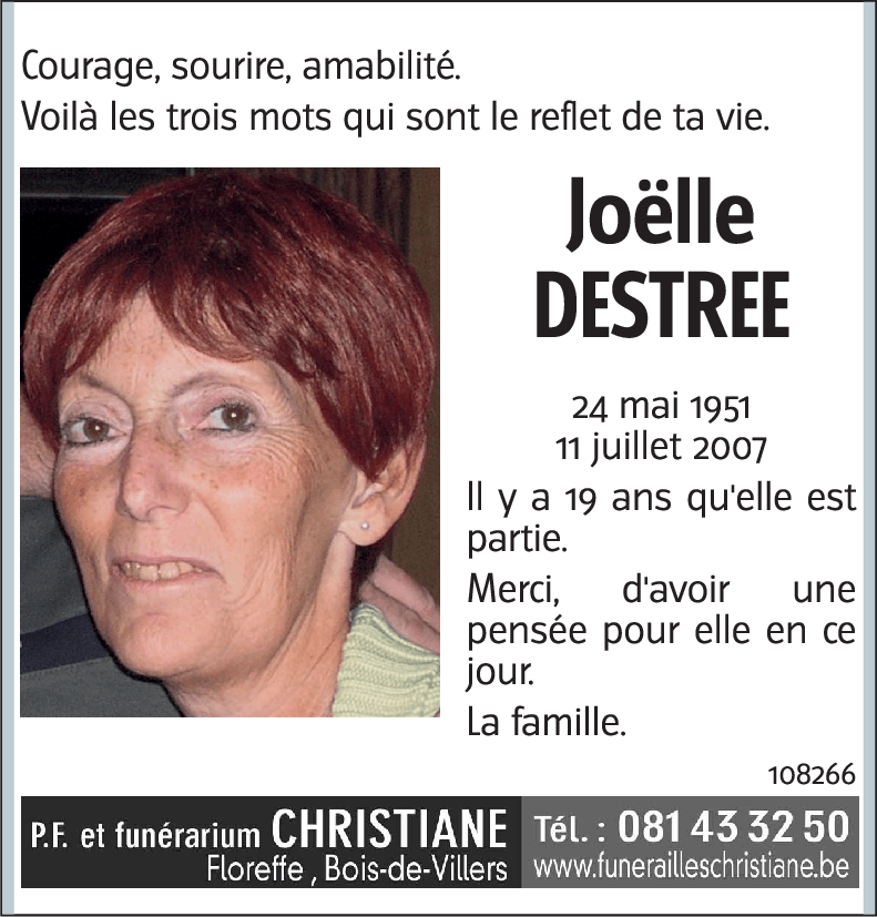 Joëlle DESTREE
