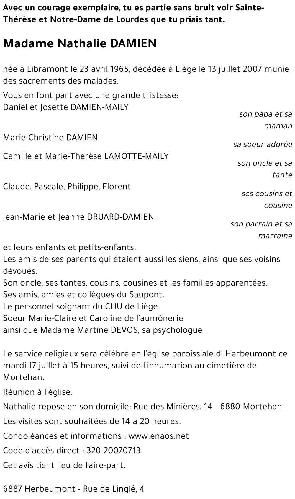 Nathalie DAMIEN