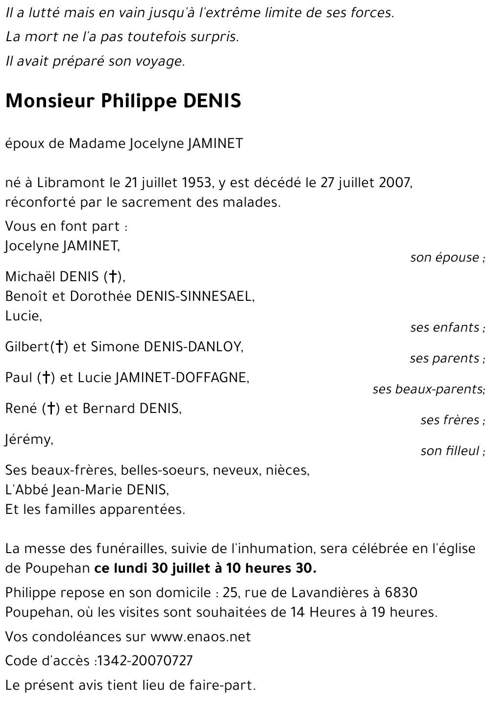 Philippe DENIS