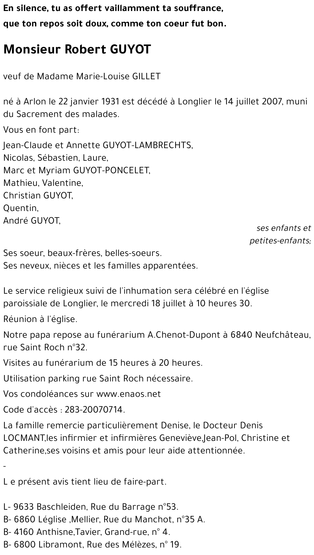 Robert GUYOT