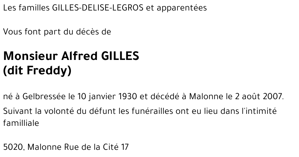 Alfred GILLES