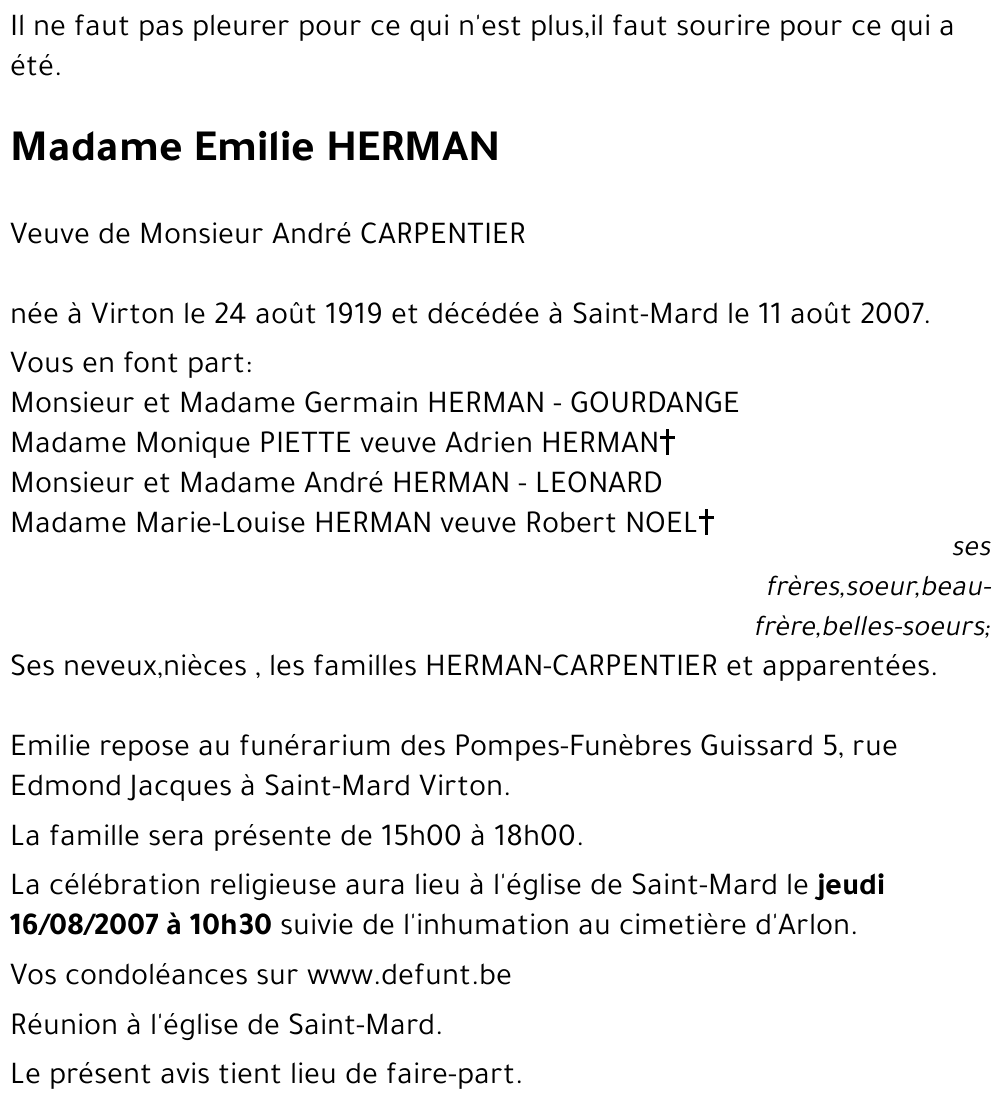 Emilie HERMAN