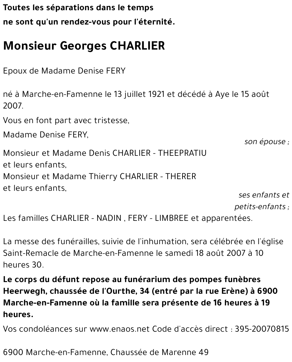 Georges CHARLIER