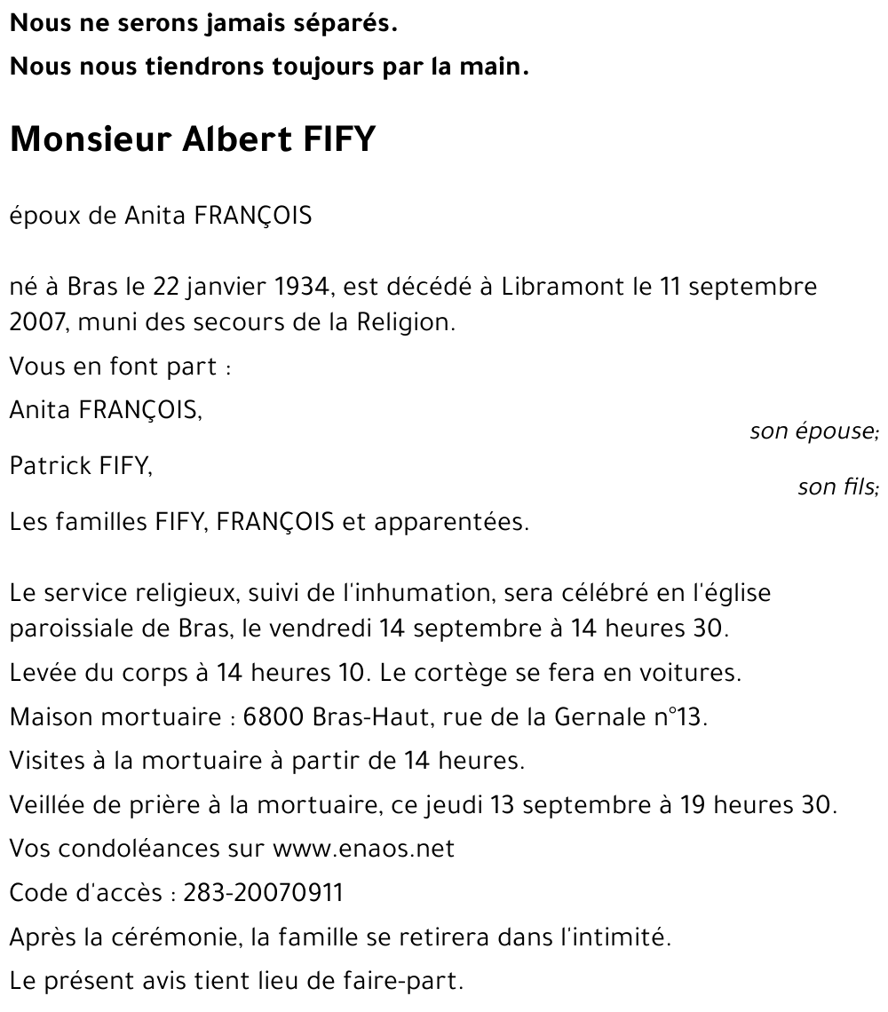 Albert FIFY