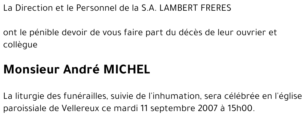 André MICHEL