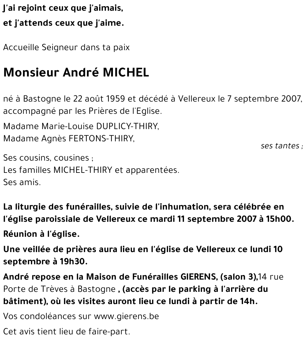 André MICHEL