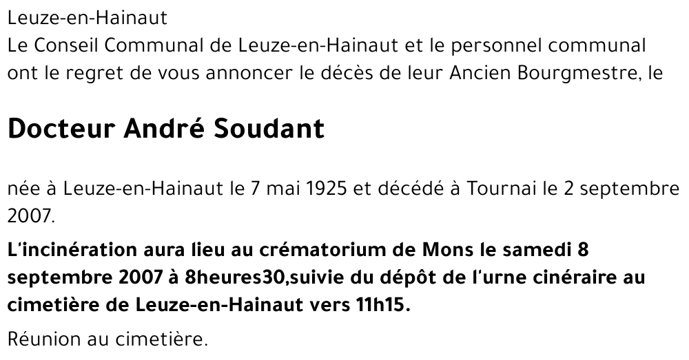 André Soudant