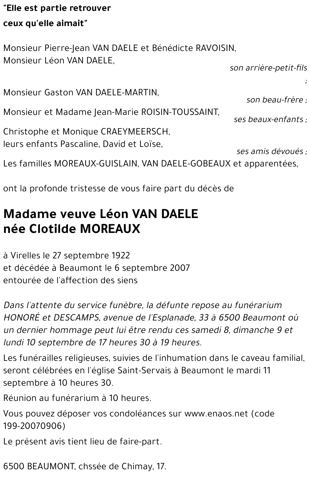 Clotilde MOREAUX