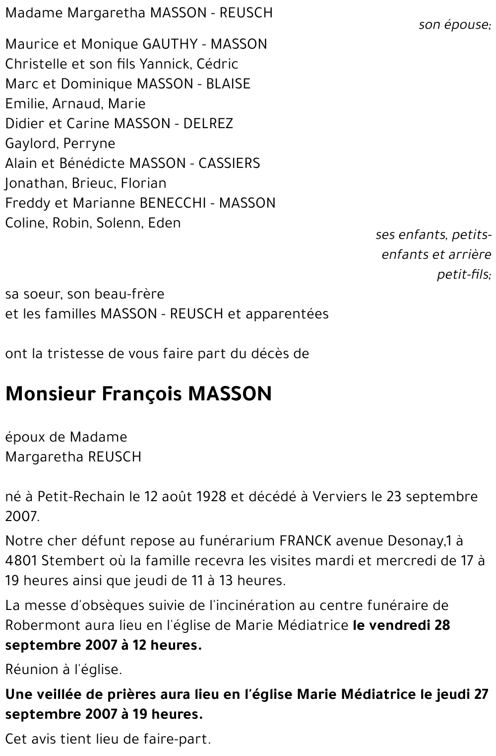 François MASSON