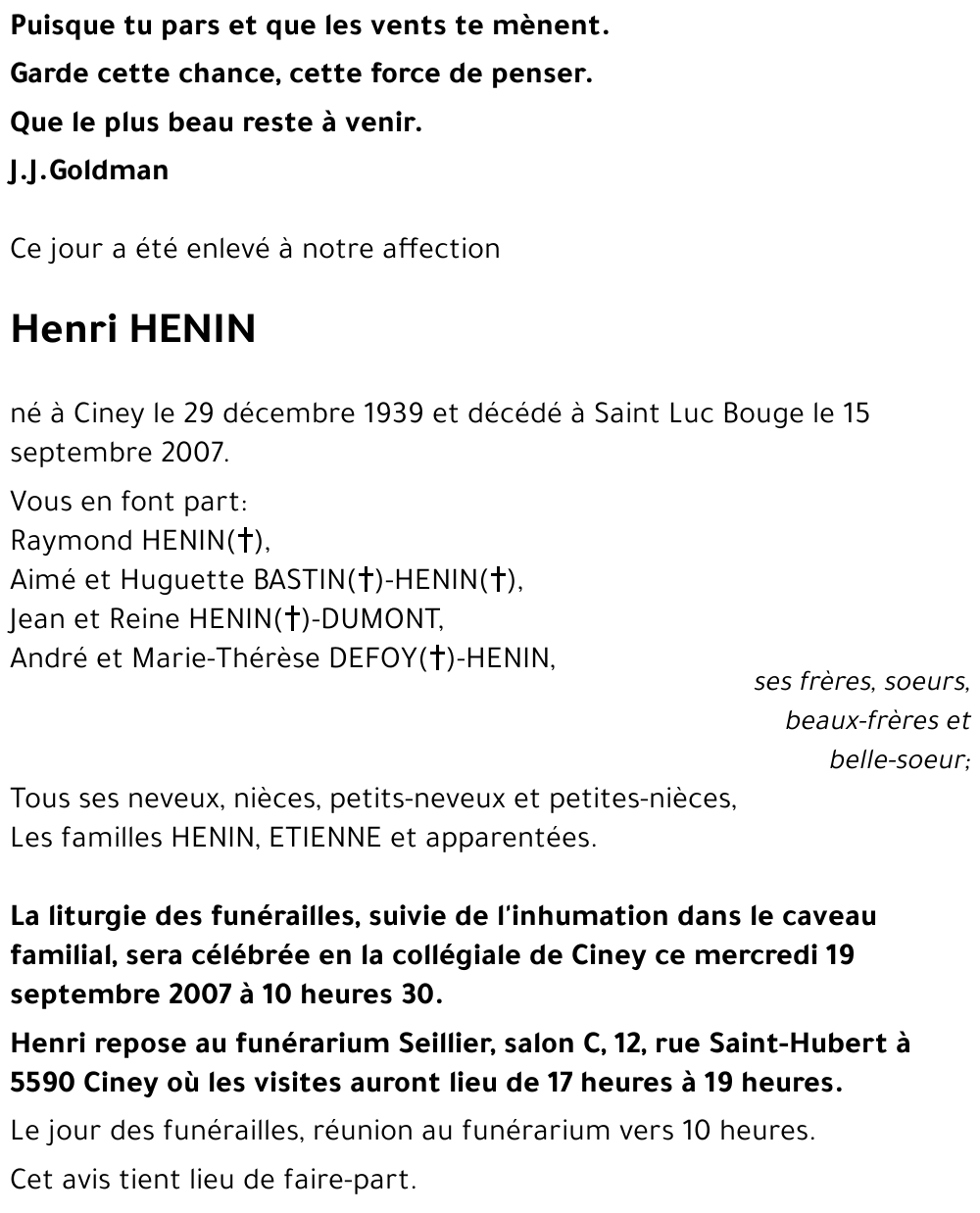 Henri HENIN