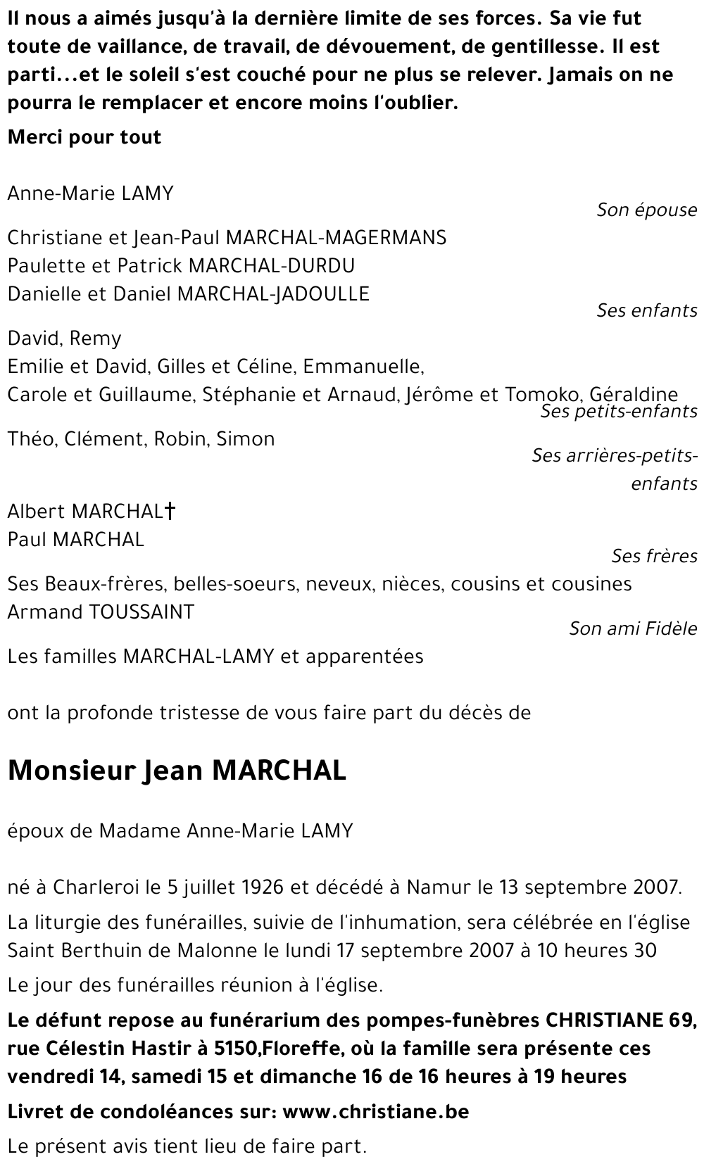 Jean MARCHAL