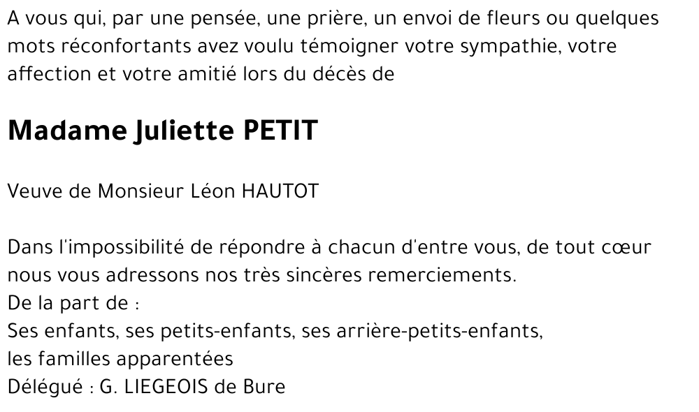Juliette PETIT