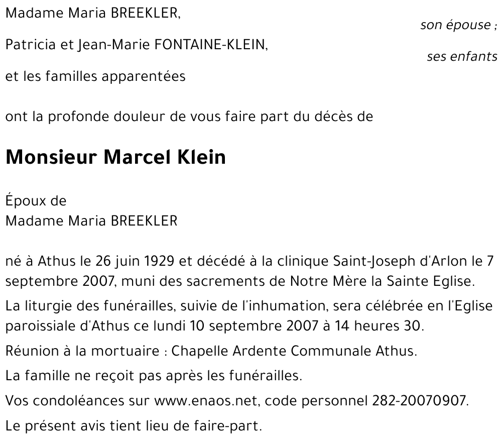 Marcel Klein