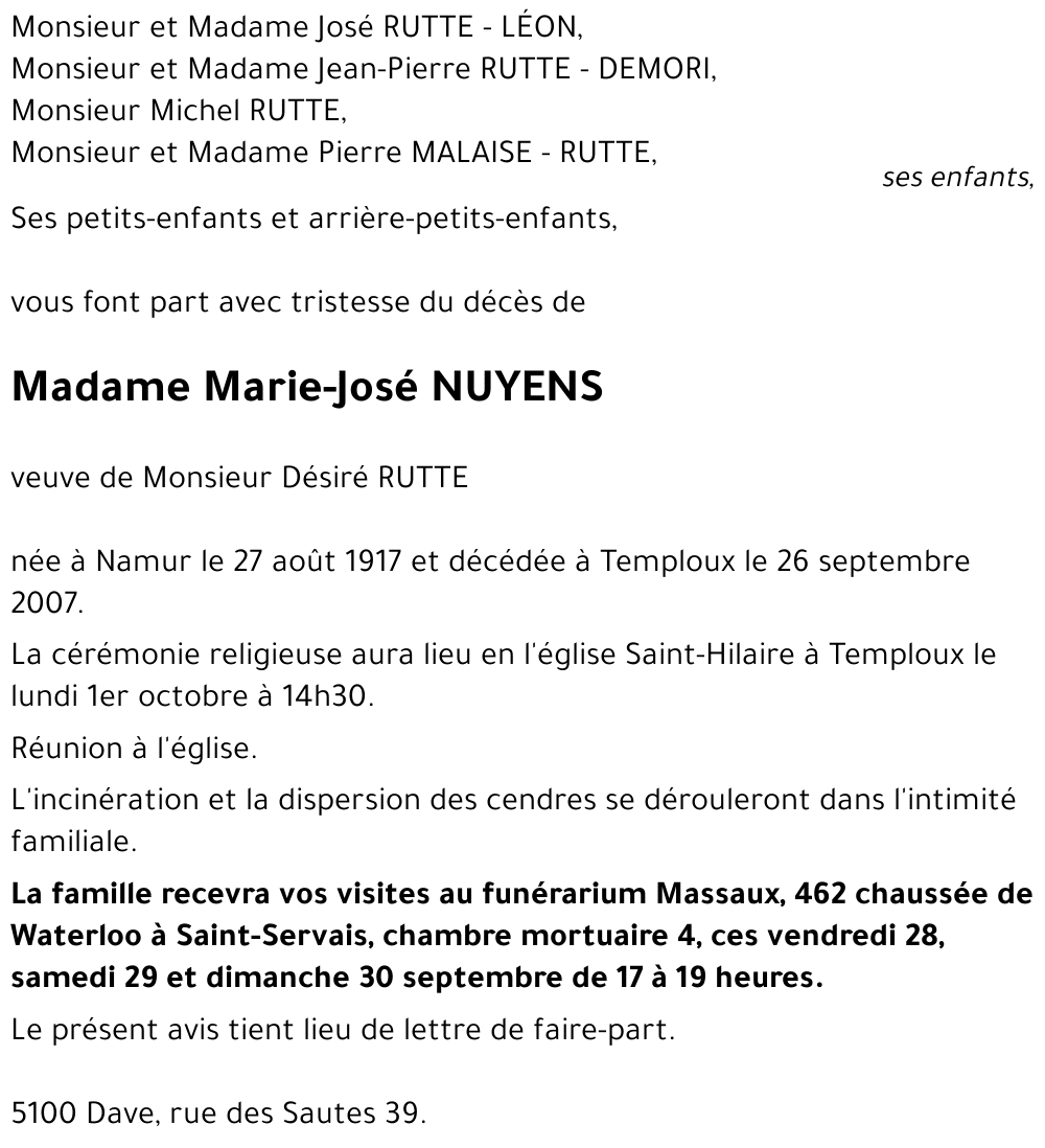 Marie-José NUYENS