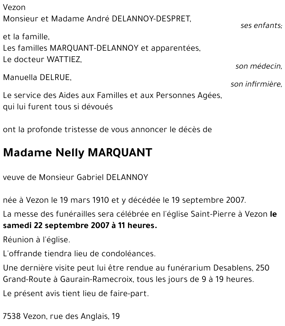 Nelly MARQUANT