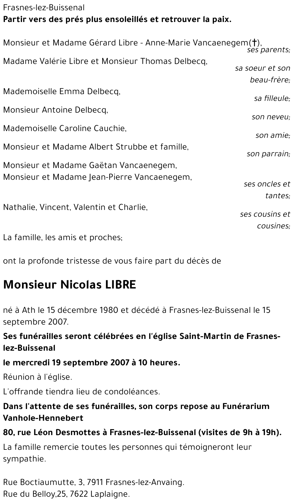 Nicolas LIBRE