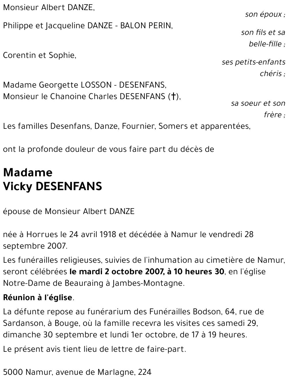 Vicky DESENFANS