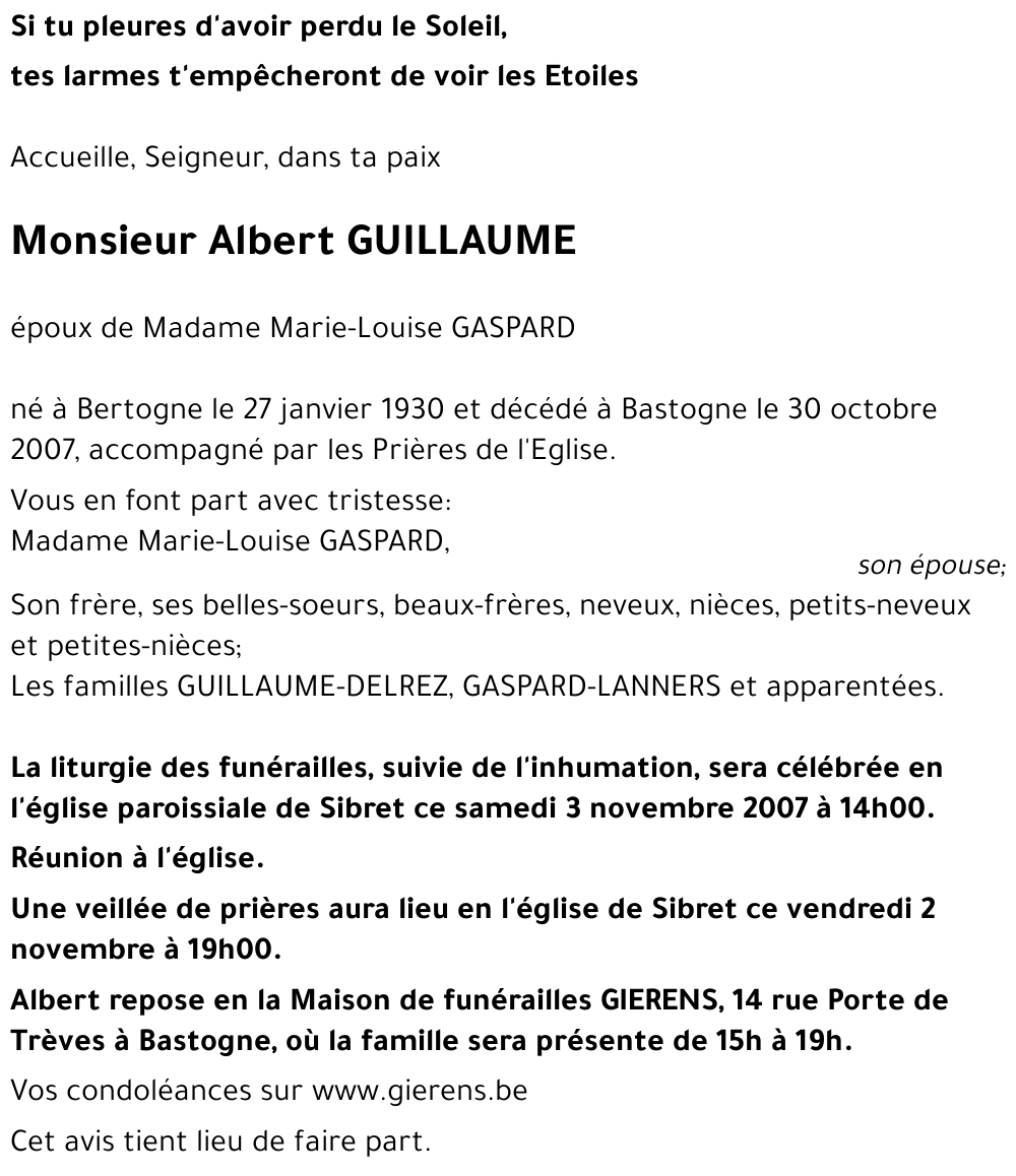 Albert GUILLAUME