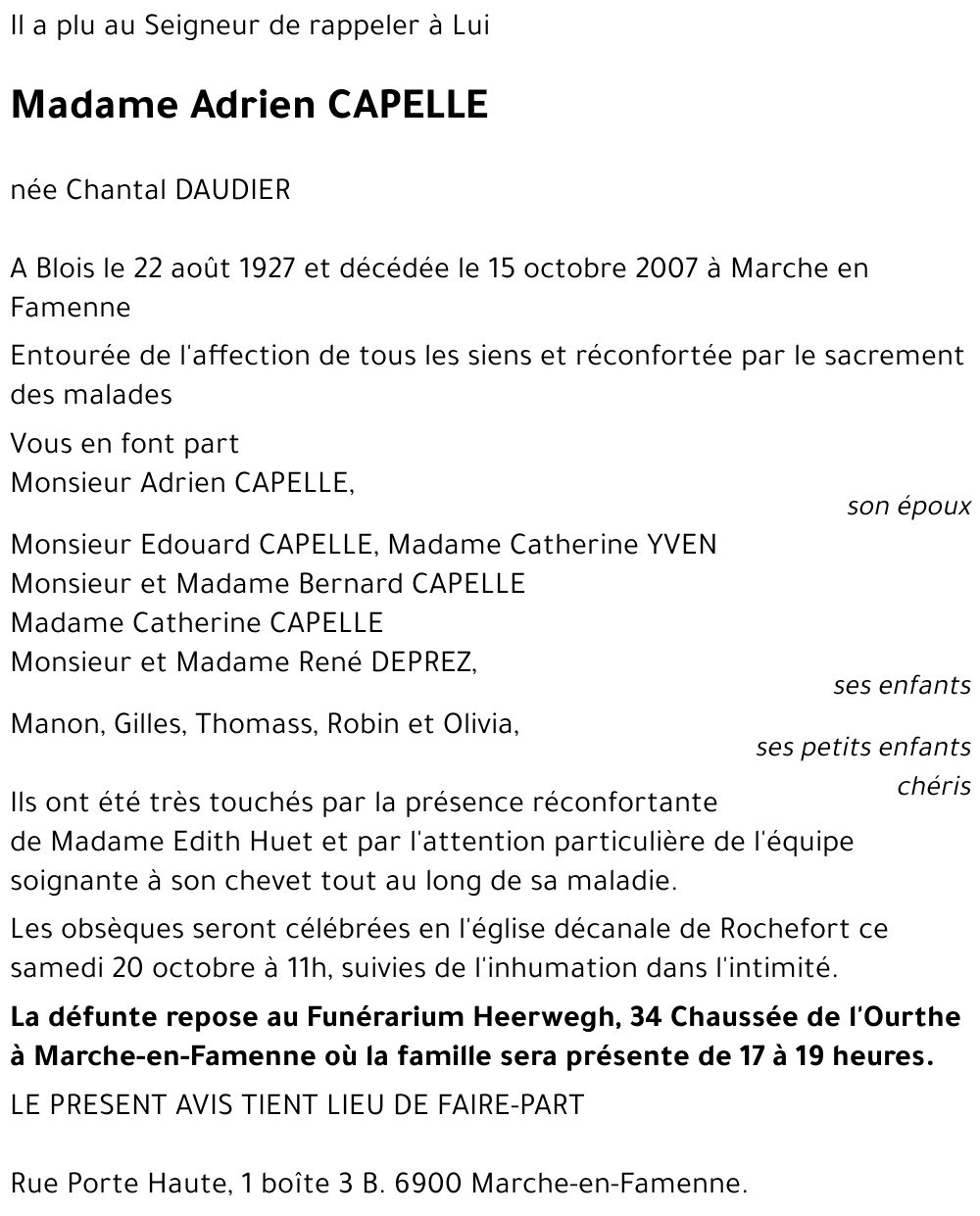 Chantal DAUDIER