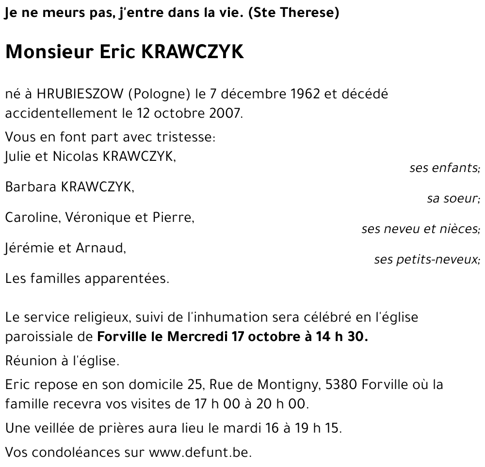 Eric KRAWCZYK