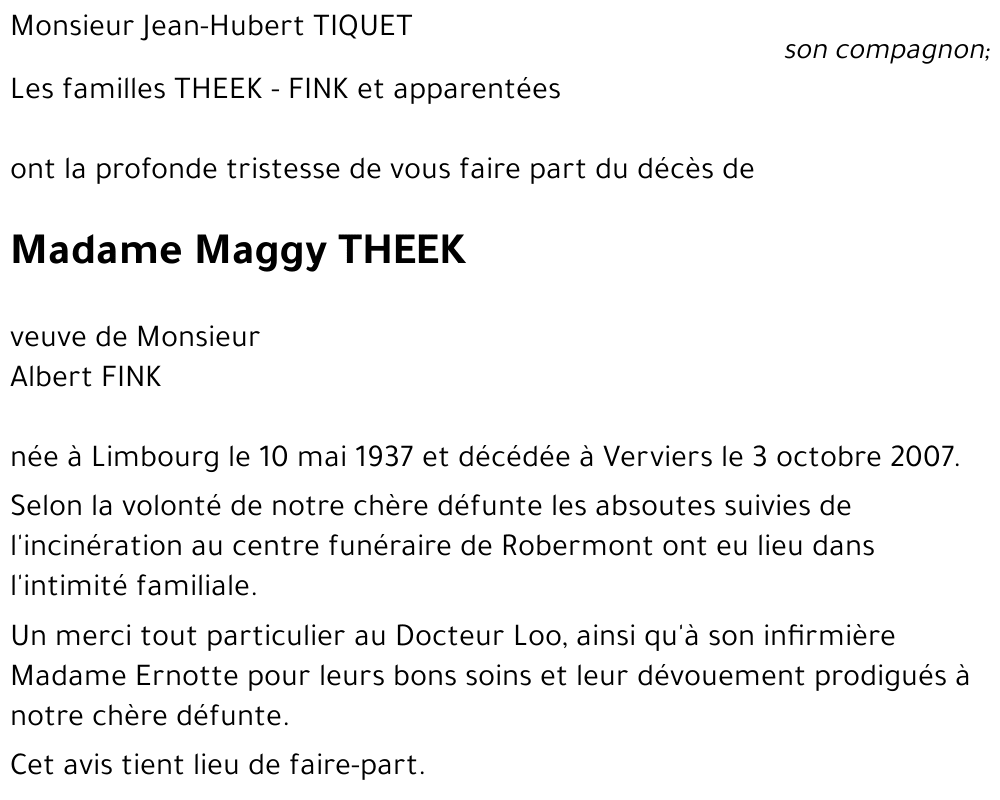 Maggy THEEK