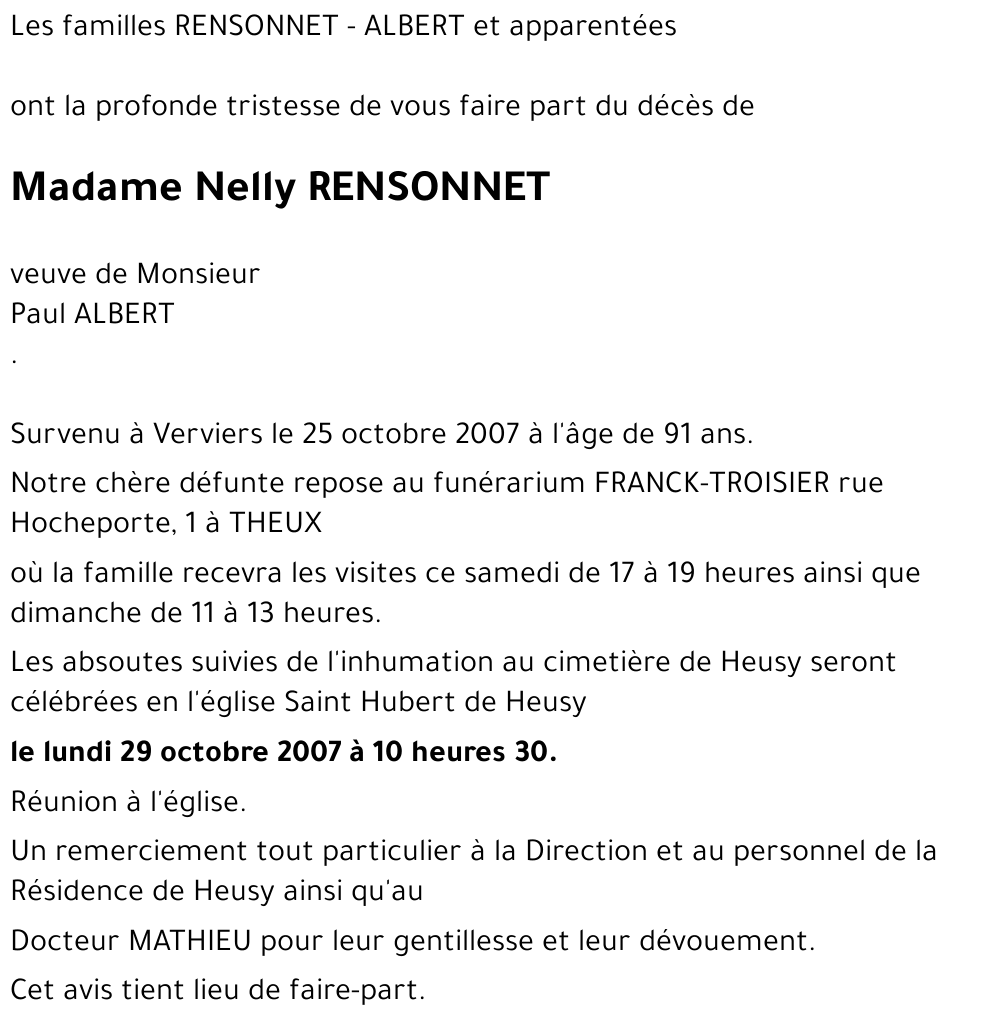 Nelly RENSONNET