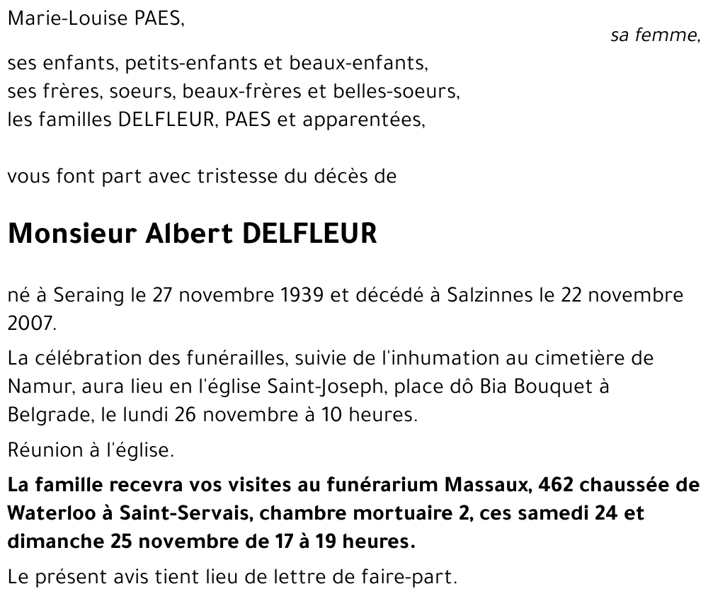 Albert DELFLEUR