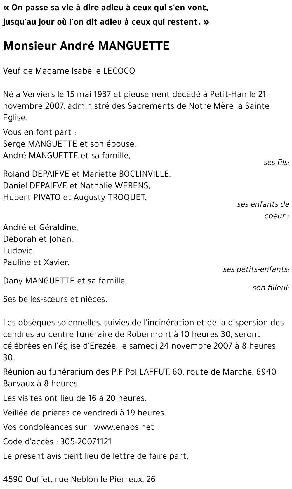 André MANGUETTE
