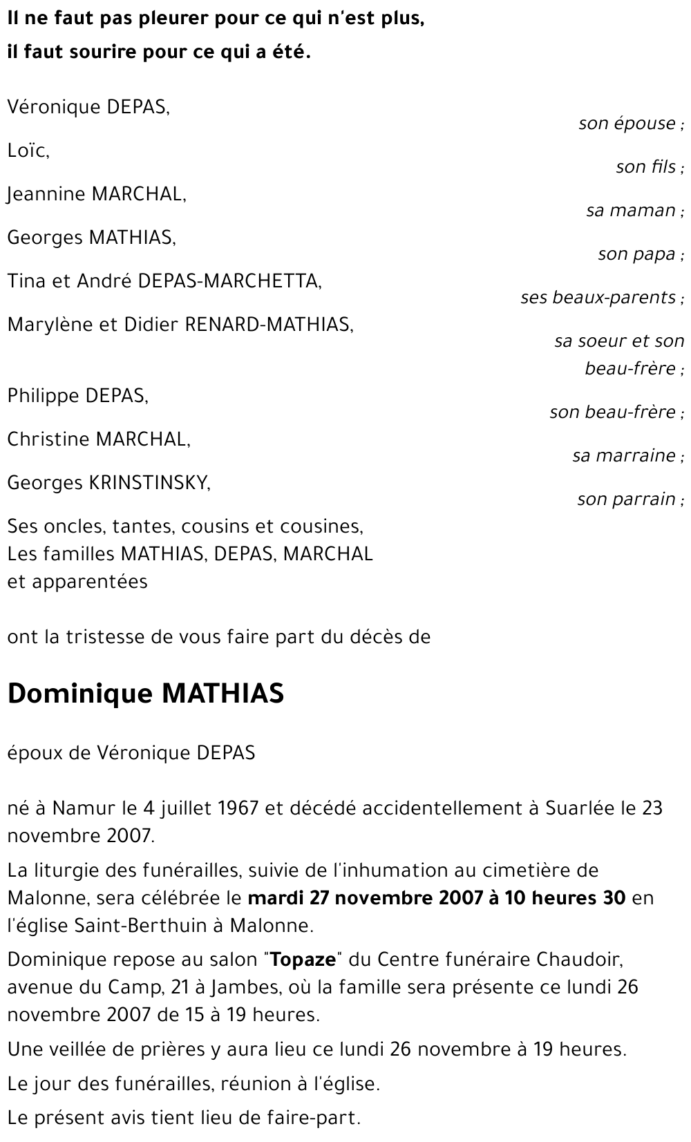 Dominique MATHIAS