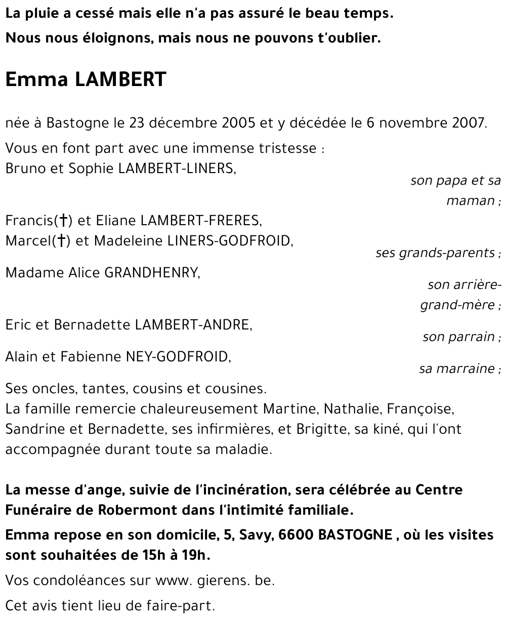 Emma LAMBERT