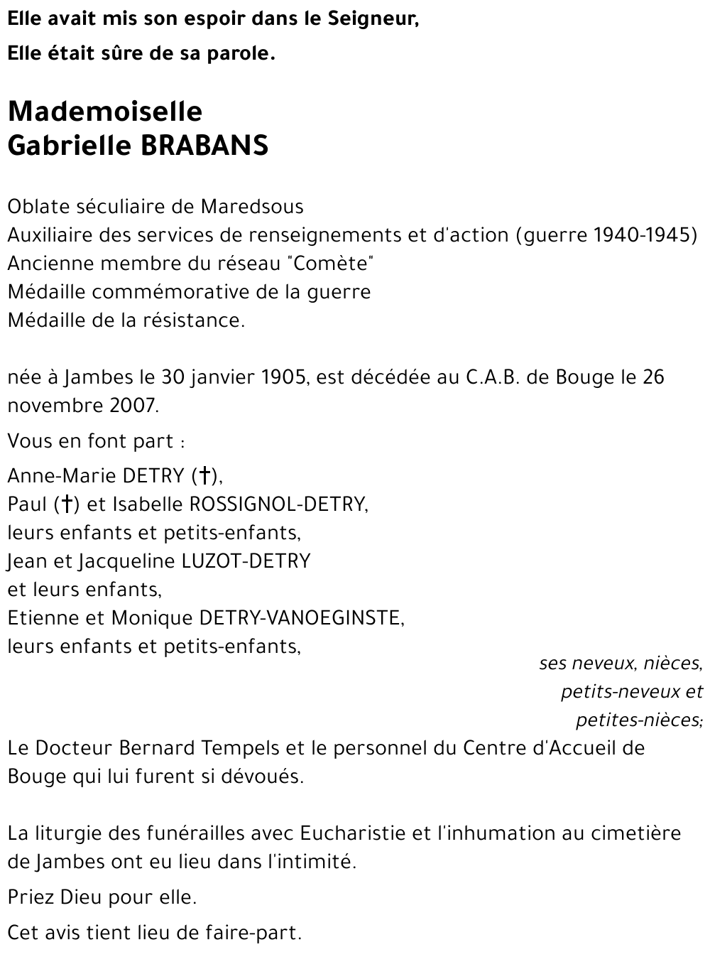 Gabrielle BRABANS