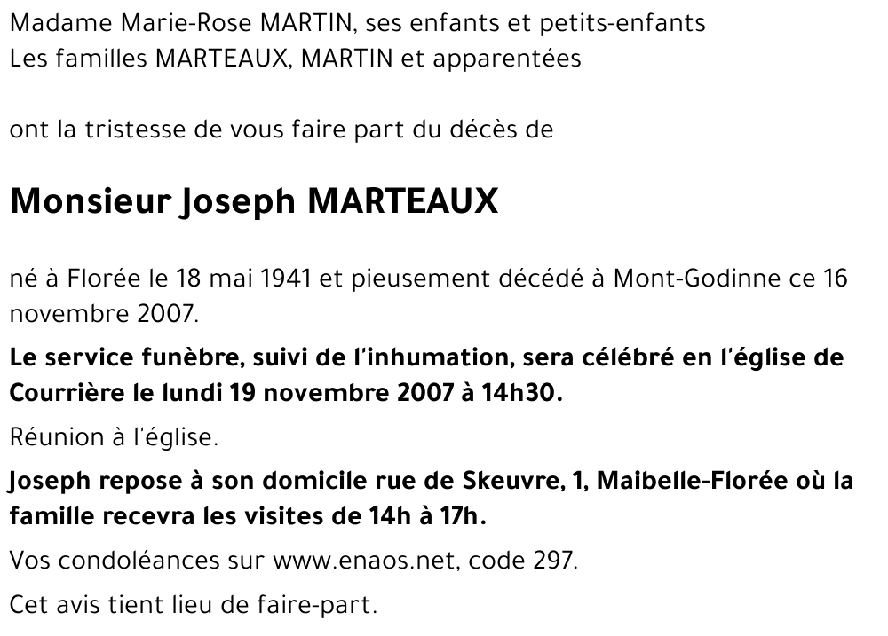 Joseph MARTEAUX