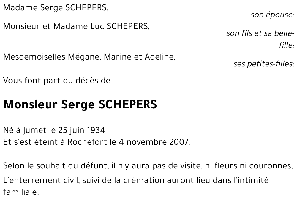 Serge SCHEPERS