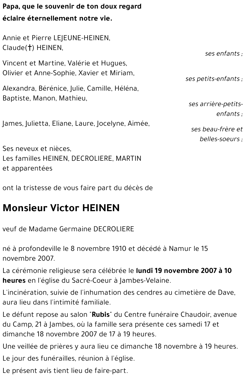 Victor HEINEN