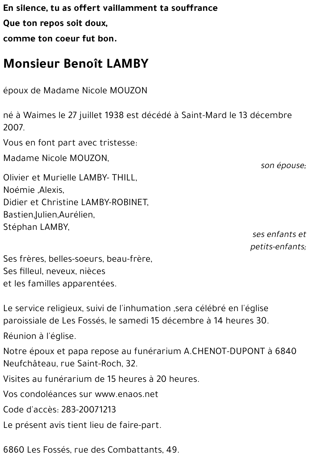 Benoît LAMBY