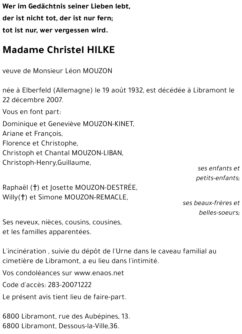 Christel HILKE