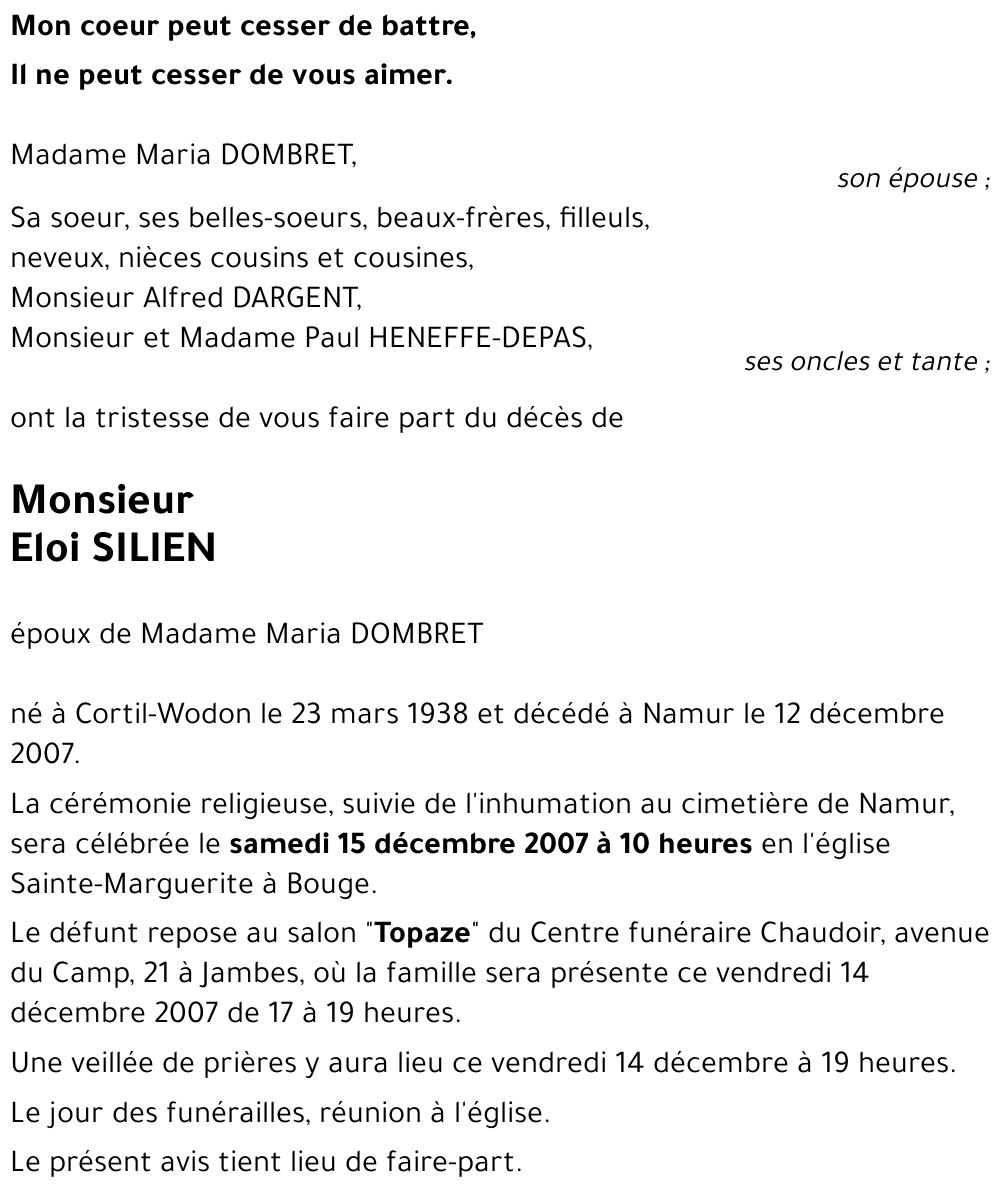Eloi SILIEN